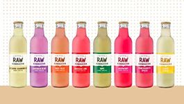 Raw Kombucha-Herbal Supertea (250Ml Bottles)- Variety Pack: Rose Tulsi, Hibiscus Lime, Lavender Blue Tea, Hops, Lemon Ginger, Jasmine Chamomile (12), 6 Kilograms