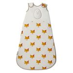 Nested Bean Zen Sack® Premier | Infant Sleep Sacks | Baby 0-6 M | TOG 0.3 | Bamboo Rayon+Cotton Blend | Eases Swaddle Transition | Aids Self-Regulation | 2-Way Zipper | Machine Washable