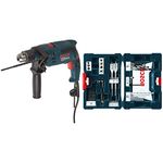 Bosch 1/2-Inch Variable Speed Hammer Drill + 41-Piece Drill and Drive Bit Set