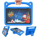 All-New ＨＤ10 & 10 Plus Tablet Case for Kids(11th Generation, 2021 Release)-Lightweight Shockproof Cover Case with Handle Stand for ＨＤ 10 & Kids Pro Tablets-Blue