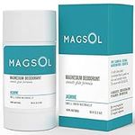 MAGSOL Aluminum Free Deodorant for Women and Men - Natural Deodorant with 4 Total Ingredients, No Baking Soda (Jasmine)