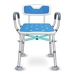 Bcareself Shower Chair with Arms wi