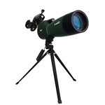 Svbony SV28 Spotting Scope with Tripod Phone Adapter 25-75X70, HD Zoom BAK4 Prism FMC Optics Lens Angled Spotting Scopes for Target Shooting, Bird Watching, Wildlife