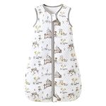 Fairy Baby Sleeping Bag 1.0 TOG Sleeveless Swaddle Blanket for Newborn Boy Girl Soft Breathable Cotton Sleeping Sack