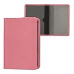 kwmobile Registration and Insurance Holder - Car Document Holder for Vehicle Documents and Cards - PU Leather - Dusty Pink
