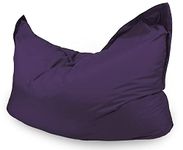 Beautiful Beanbags Large Big Brother Beanbag indoor and outdoor Beanbags, Garden Bean bags, Multi-way Bean bag Lounger ready filled (Purple)