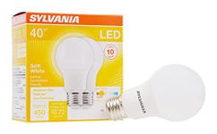 SYLVANIA, 40W Equivalent, LED Light Bulb, A19 Lamp, Soft White, Energy Saving, Longer Life, Value Line, Efficient 6W, 2700K