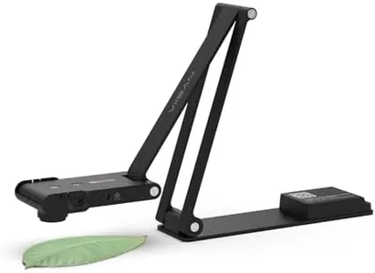 VIISAN VS13AM 13MP Book & Document Scanner, 4K@30FPS USB Camera with AI Noise Reduction, Auto-Rotate G-Sensor, AF-C/AF-S Lens, 20X Macro View, UVC/UAC Plug & Play for ChromeOS Windows & macOS