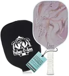 Palms-O-Aces Carbon Fiber Pickleball Paddles – Lightweight & Durable Pickleball Rackets for Adults - Enhanced Spin Texture - Toray 700 Graphite Pickleball Paddle - Cover Included