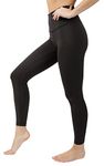 90 Degree By Reflex High Waist Squat Proof Ankle Length Interlink Leggings - black - S