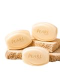 Pearl Whitening Soap with Kojic Acid & Papaya | Skin Brightening Bar for Dark Spots, Acne Scars, Pigmentation | Deep Cleanser for All Skin Types | 3 x 75g Soaps
