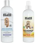 We Love Doodles 4-in-1 Lavender Shampoo, Conditioner & Detangler Bundle - Grooming & Tangle Remover Spray (Mango) - Made in USA