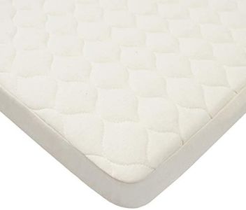 American Baby Company Waterproof Pack N Play Playard Mattress Protector, Quilted Fitted Protector Pad Cover Made with Organic Cotton Top Layer, 39" x 27"