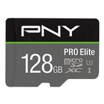 PNY Pro Elite microSDXC card 128GB Class 10 UHS-I U3 100MB/s A1 V30