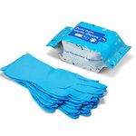 Kids Gloves Disposable, Nitrile Gloves Kid for 4-10 Years - Latex Free, Powder Free - for Kids Painting, Gardening, Cooking, Cleaning (200 PCS)