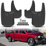 KEWISAUTO Mud Flaps Splash Guards for Ram 1500 2500 3500 2010-2018, Front & Rear Mud Guards Fender Flares for Dodge Ram 1500 2009-2018/1500 Classic 2019/2500 3500 2010-2018 Accessories (4PCS