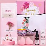 Bath Sets Birthday Pamper Gifts for Women Her, Unique Personalized Skin Care Self Care package for Her Pamper Hampers Kit for Women, Relaxation Spa Sets Birthday Gifts Ideas for Women Best Friend Mum