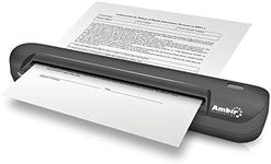 Ambir TravelScan Pro 600 Simplex Document Scanner with AmbirScan Receipt Software for Windows PC