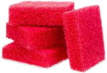 Evergreen Pet Supplies [4 Pack Aquarium Cleaner for Glass Walls - Aquarium Scrubber - H& Held Scraper Pad - Fish Tank Cleaning Tools Won't Scratch Glass - Aquarium Sponge for Turtle & Fish Tank