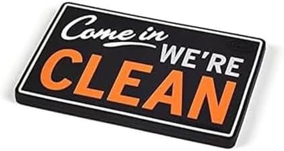 Genuine Fred FLIPSIDE Dishwasher Sign, Double-Sided, Works on all ALL Dishwashers, Self-Adhesive Magnet Included, Durable & Water Resistant, Fun Kitchen Gadget for Families and Roommates, 2.5" x 3.5"