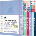 Clever Fox Budget Planner Pro - Financial Organizer + Cash Envelope Budget System. Monthly Finance Journal, Expense Tracker & Personal Account Book. Undated - Start Anytime. (7''x10'') – Periwinkle