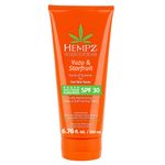 Hempz Hempz yuzu and starfruit touch of summer moisturizing gradual self-tanning creme with spf 30 for fair skin tones, 6.76 oz, 6.76 ounces