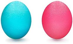 Youri Soul Hand Stress Balls - Hand Therapy Balls - Hand Grip Balls for Arthritis Pain Relief, Hand Strengthening Therapy, Stress Relief, Set of 2 Color Squeeze Eggs