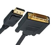 C&E 15 Foot DisplayPort to DVI Video Cable, DisplayPort Male to DVI Male