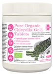 PINK SUN Organic Chlorella Tablets 500mg x 1000 Tabs Pyrenoidosa Broken Cell Wall Cracked Gluten Free Non GMO Vegetarian Vegan Certified Organic by The Soil Association 500g Bulk Buy