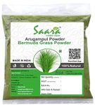 Saara HERBAL FRESH Arugampul Powder, Bermuda Grass, Bahama Grass, Indian Doab, Doob Grass powder, Useful for weight loss,200g (Pack of 2 X 100g)