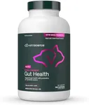 VetriScience Extra Strength Gut Health Probiotic & Prebiotic Digestive Supplements for Dogs & Cats, Gas & Diarrhea & Immune Support, Easy-Open Capsules, 180 Count - New Look