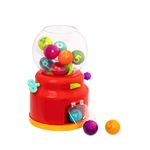 Battat – Bubble Dispenser for Kids – Mini Vending Machine Toy – 10 Colorful Number Balls – Numbers & Colors Gumball Machine - Toddlers – 12 Months+– Numbers & Colours Gumball Machine,Small,Multicolor