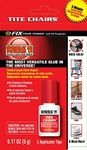 Wonderlokking Tite Chairs, Adhesive for Chair Joint and Furniture Repair by PC-Products, 5 gram 208120