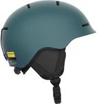 Salomon Orka Kids Helmet Ski Snowboarding, Easy to adjust fit, Lightweight, Grey, KM 5356