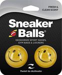 Sof Sole SofSole SneakerBalls HappyFace Shoe Deo Deodorants, Yellow (Yellow), One Size