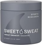 Sweet Sweat Unscented 'Workout Enhancer' Gel - Maximize Your Exercise & Sweat Faster - 13.5oz Jar (Unscented)