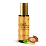 Hair Serum, MagiForet Hair Oil with Argan, Avocado, Jojoba and Camellia Seed oils for Dry Damaged Hair, Frizz Control, Shine, Nourishment, Heat & UV Protection