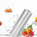 Food Storage Bags, 12 x 16 Plastic Produce Bag on a Roll, Fruits, Vegetable, Bread, Food Storage Clear Bags, Bread and Grocery Clear Bags, 350 Bags Per Roll (1 Roll)