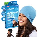 IceBeanie Migraine Headache Relief Cap 2.0 | As Seen on Shark Tank | Ice Pack Hat for Migraines w/Proprietary Gel-Tech for Extended Cooling | Head Wrap, Cold Migraine Cap for Tension & Hangover