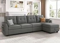 HONBAY Reversible Sectional Sofa L-