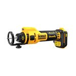 DEWALT DCE555N-XJ - Brushless Cut-Off Saw for XR 18V ​​Drywall, 26,000 RPM, LED Light, Includes 3.2mm and 6.4mm Collets