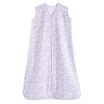 HALO Sleepsack 100% Cotton Wearable Blanket, Aster Flowers Purple, Medium