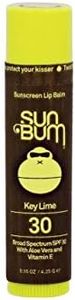 Sun Bum SPF 30 Sunscreen Lip Balm | Vegan and Cruelty Free Broad Spectrum UVA/UVB Lip Care with Aloe and Vitamin E for Moisturized Lips | Key Lime Flavor |.15 oz