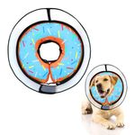 Dog Cone Collar for Small Medium Large Dogs and Cats,Inflatable Dog Collars for After Surgery, Adjustable Soft Dog Cone Protective Elizabethan Collar Pet Collar to Stop Licking - L