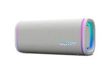 Sony ULT Field 5 Wireless Portable Bluetooth Speaker, IP67 Waterproof, Dustproof, and Rustproof with Enhanced Bass, 25 Hour Battery, 360° Party Light, and Shoulder Strap (SRSULT50W), Off White