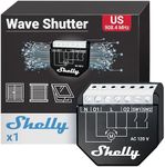 Shelly Wave Shutter US UL | Z-Wave Shutter Controller with Power Metering | Home Automation | Z-Wave Repeater | High Compatibility | Easy Installation | iOS Android App