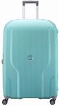 DELSEY Paris Clavel Hardside Expandable Luggage with Spinner Wheels, Teal, Checked-Large 30 Inch, Clavel Hardside Expandable Luggage with Spinner Wheels