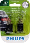 Philips Automotive Lighting 1157LLB2 1157 LongerLife Miniature Bulb, 2 Pack