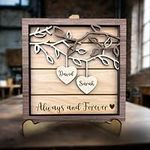 Personalized Couple Engraved Wooden