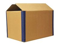 YNK Corrugated Packing Boxes Size: 30 X 20 X 20 Inch- 5ply - Heavy Duty with Reinforced Edges (PACK OF 2, Blue)